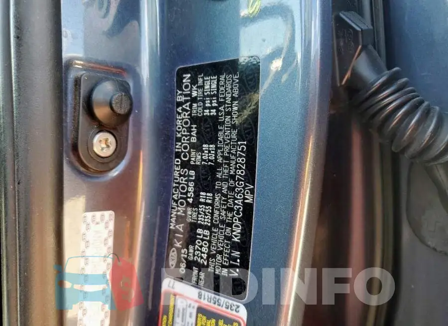 KNDPC3A63G7828751 Photo# 13