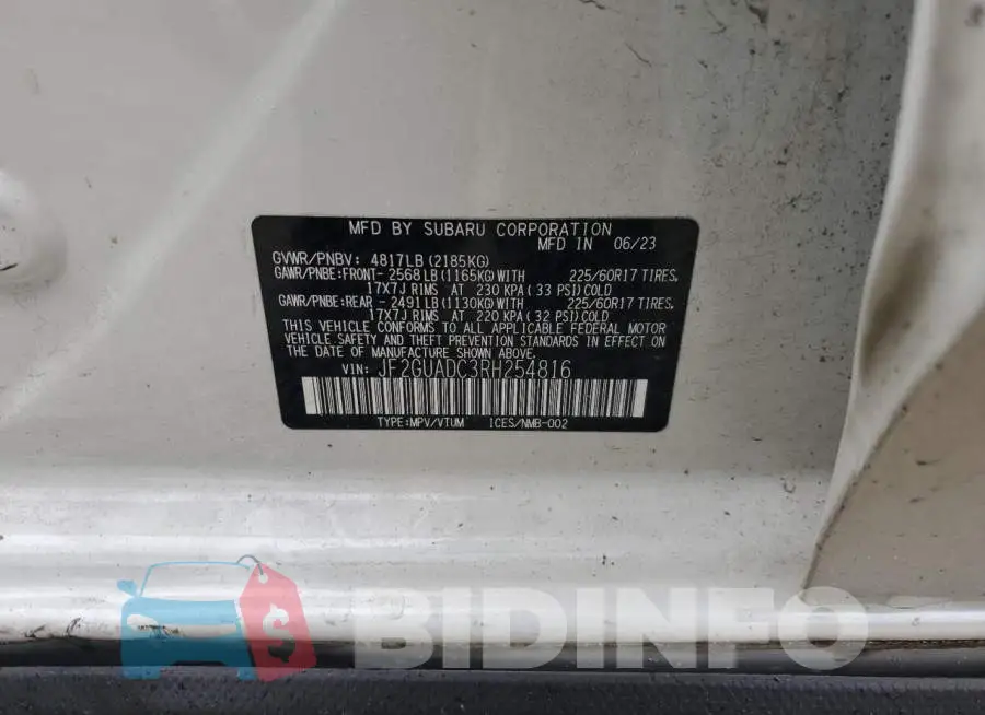 JF2GUADC3RH254816 Photo# 13