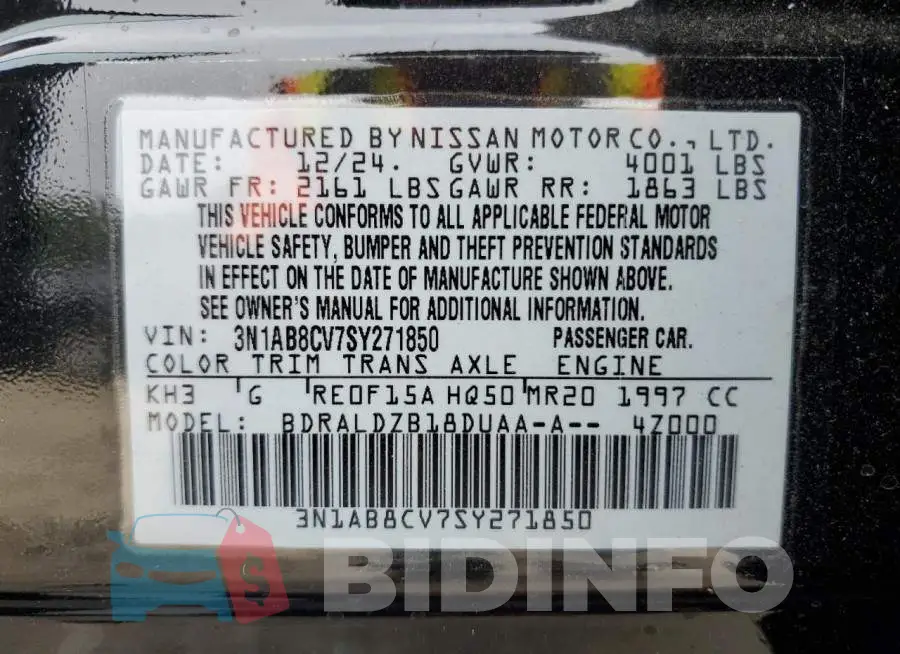 3N1AB8CV7SY271850 Photo# 12