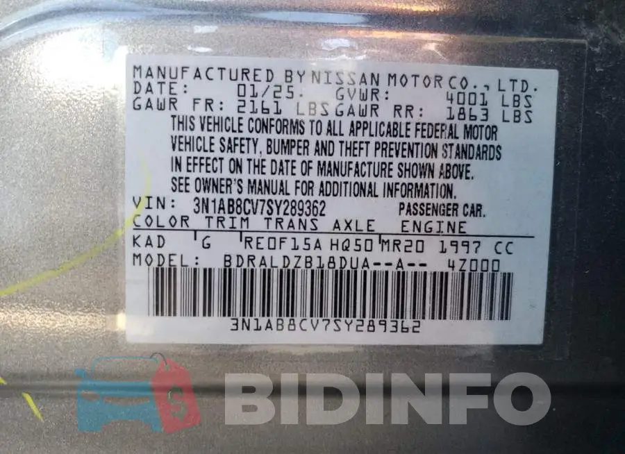 3N1AB8CV7SY289362 Photo# 12