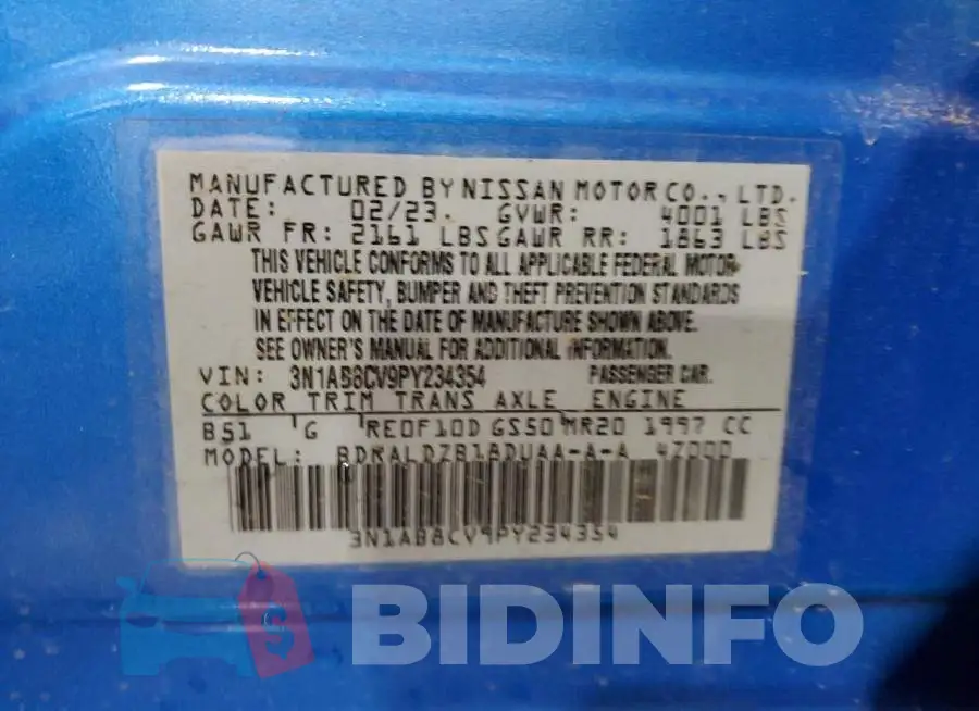 3N1AB8CV9PY234354 Photo# 12