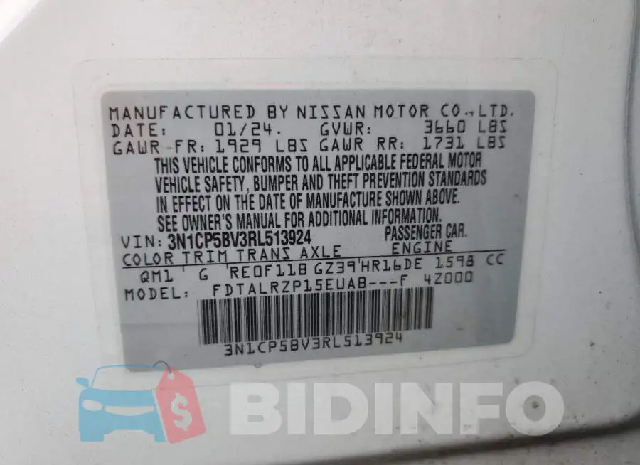 3N1CP5BV3RL513924 Photo# 13