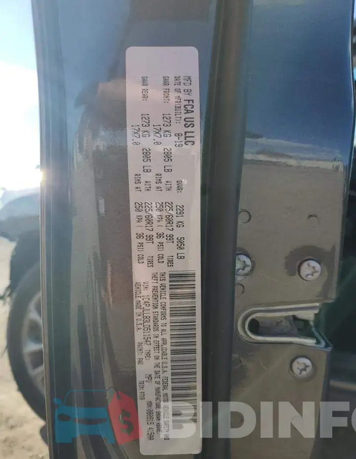1C4PJLLB3LD511547 Photo# 14
