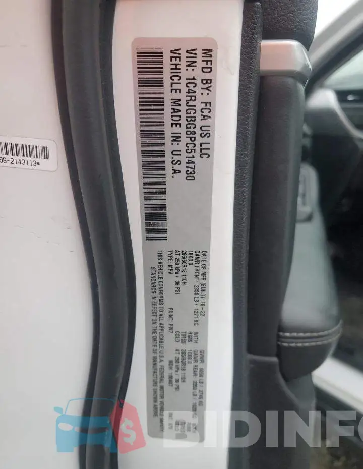 1C4RJGBG8PC514730 Photo# 13