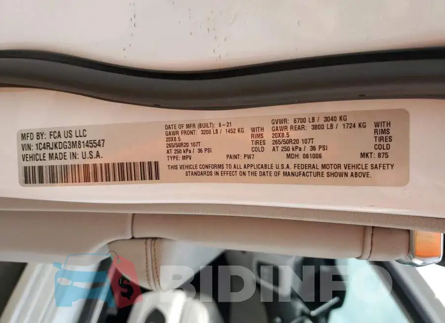 1C4RJKDG3M8145547 Photo# 13