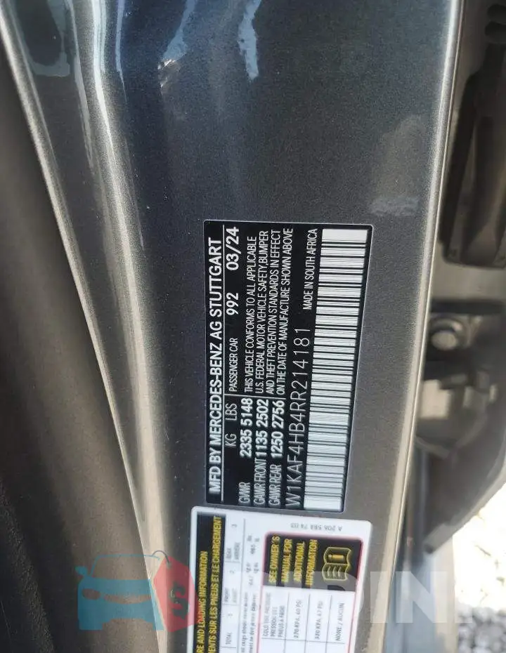 W1KAF4HB4RR214181 Photo# 12