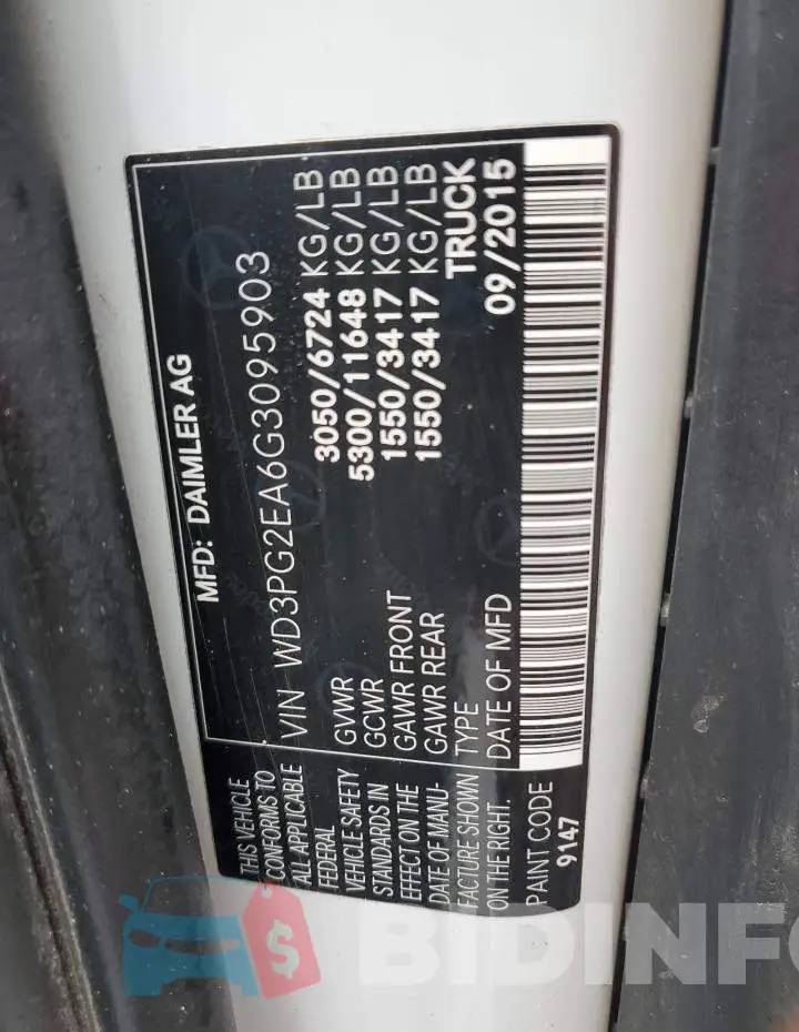WD3PG2EA6G3095903 Photo# 13