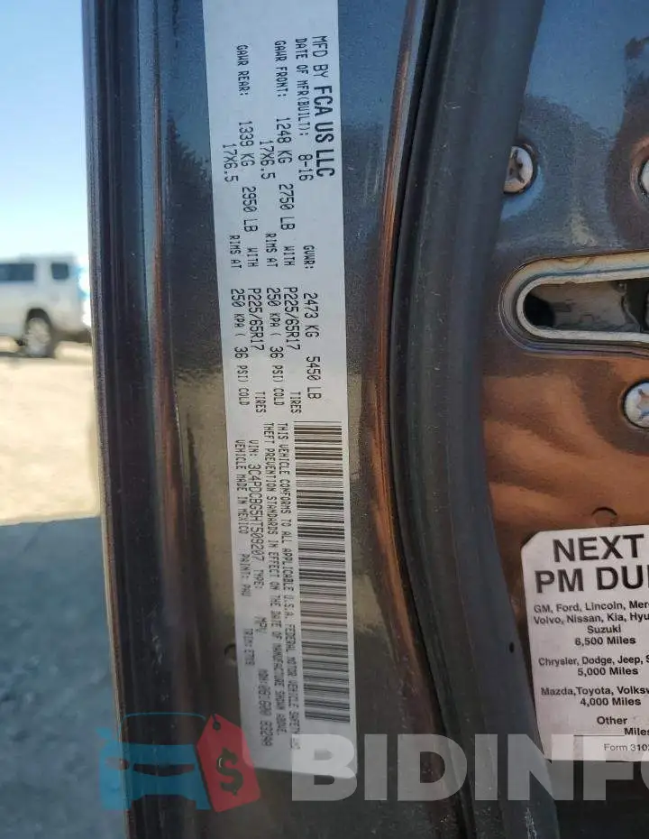 3C4PDCBG5HT509207 Photo# 13