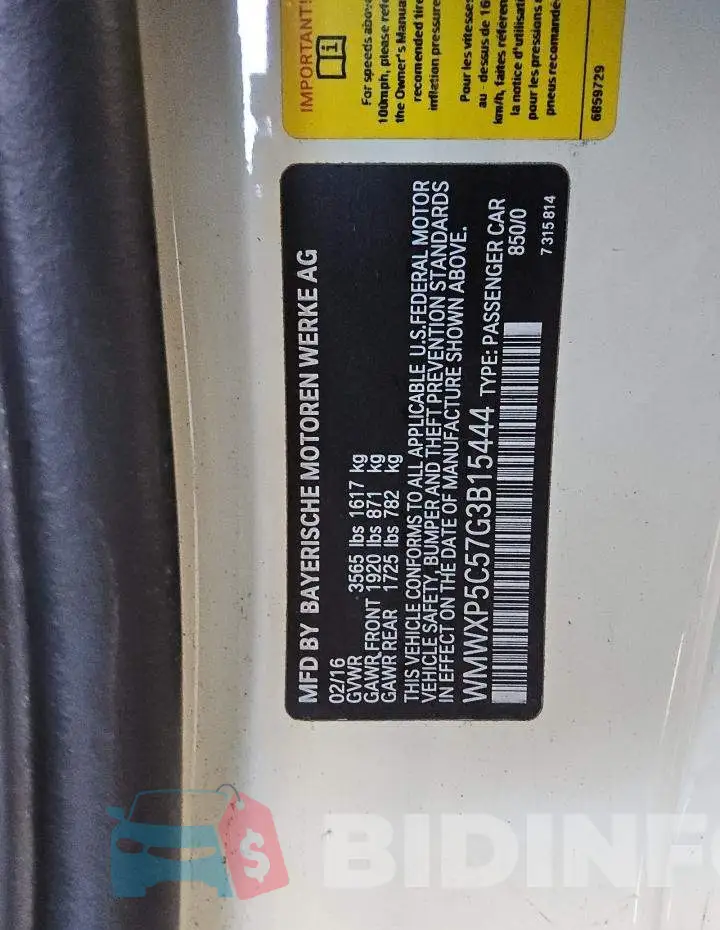 WMWXP5C57G3B15444 Photo# 12