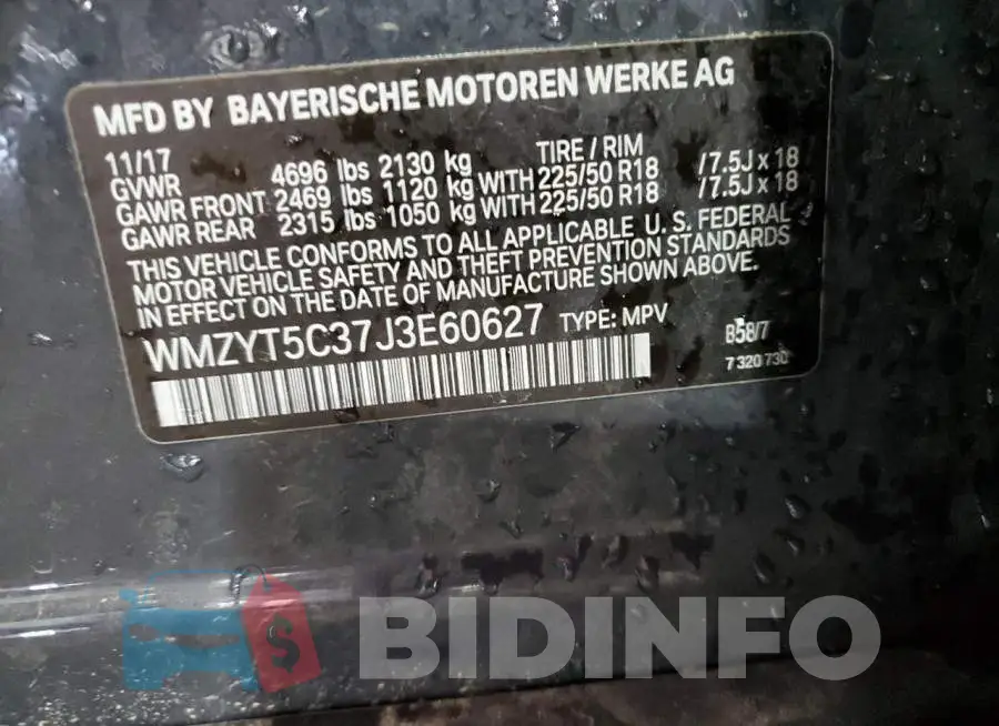 WMZYT5C37J3E60627 Photo# 12