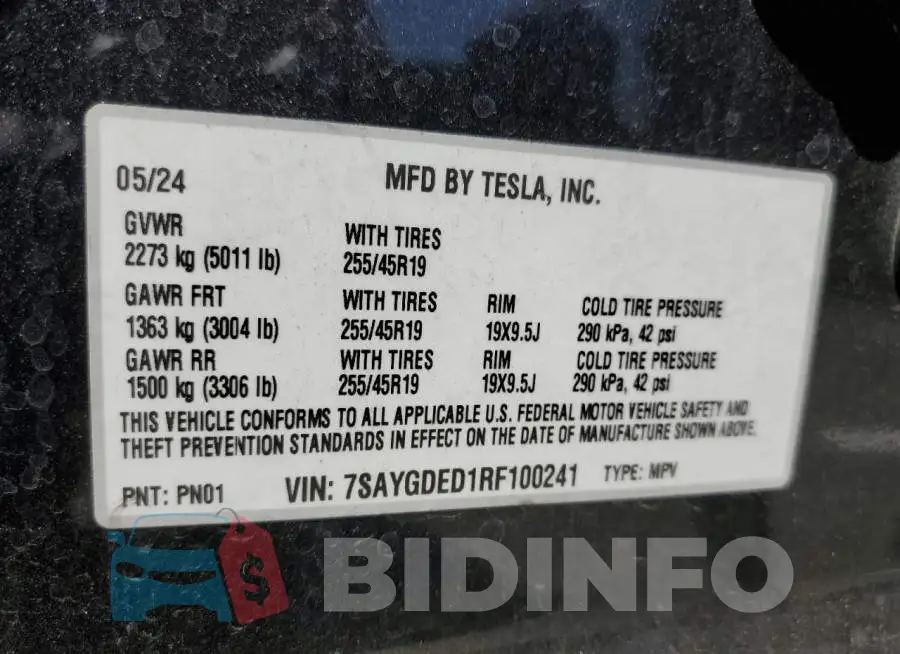 7SAYGDED1RF100241 Photo# 12