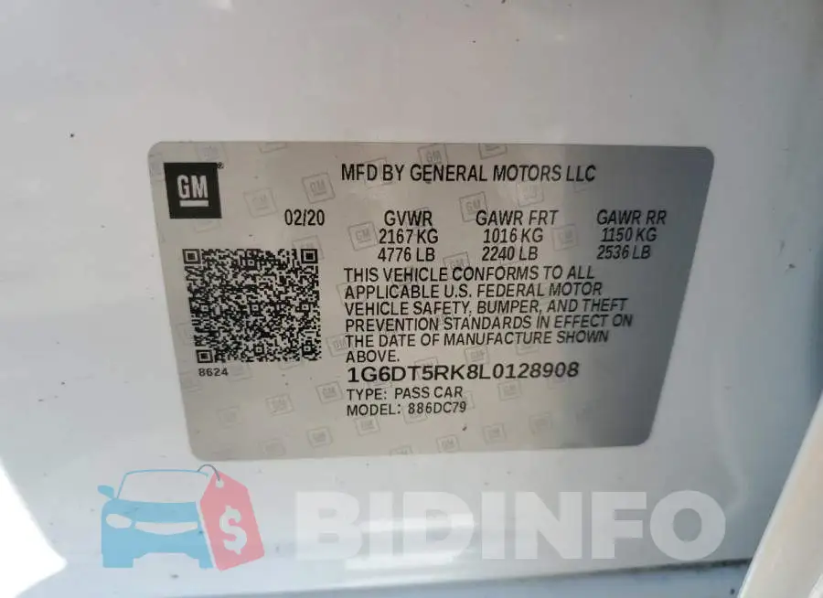 1G6DT5RK8L0128908 Photo# 12