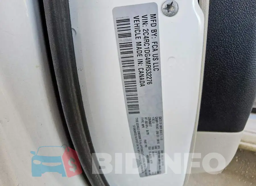 2C4RC1DG4MR532276 Photo# 14