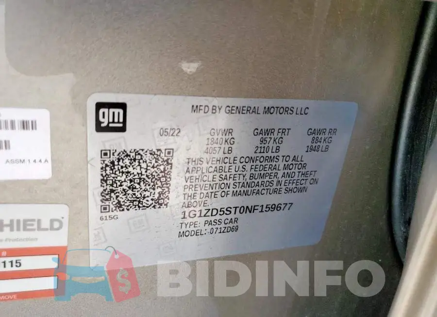 1G1ZD5ST0NF159677 Photo# 12