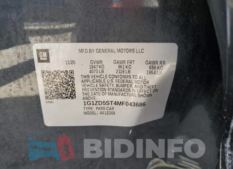 1G1ZD5ST4MF043686 Photo# 12