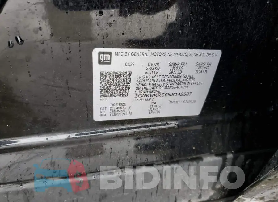 3GNKBKRS6NS142587 Photo# 13