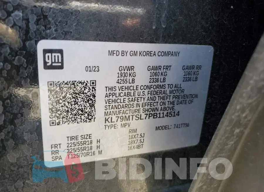 KL79MTSL7PB114514 Photo# 13