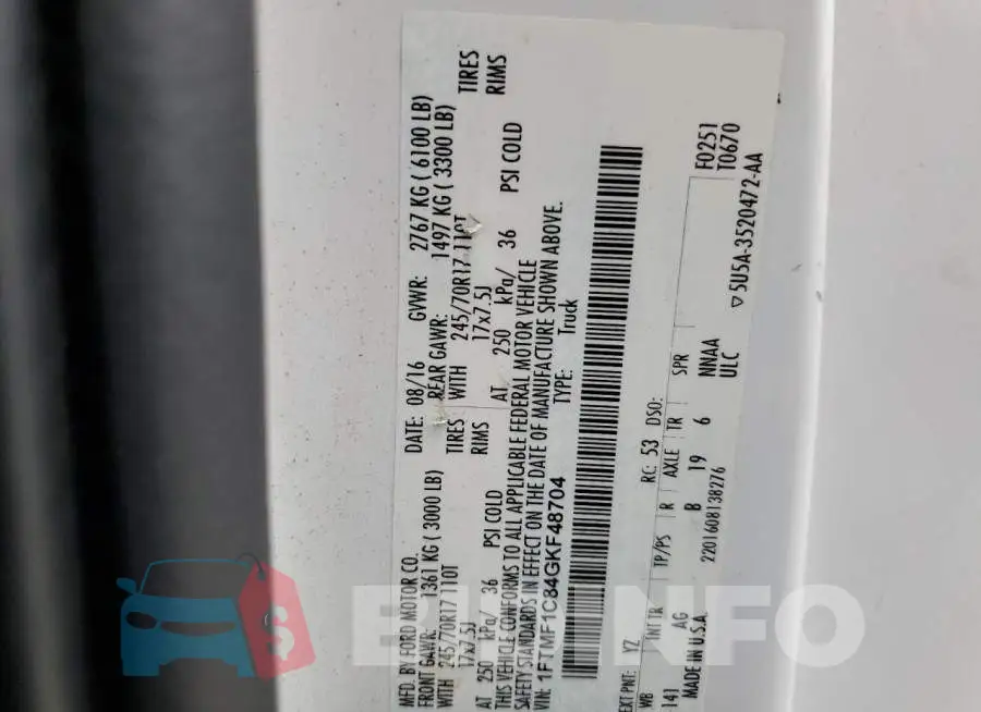 1FTMF1C84GKF48704 Photo# 12