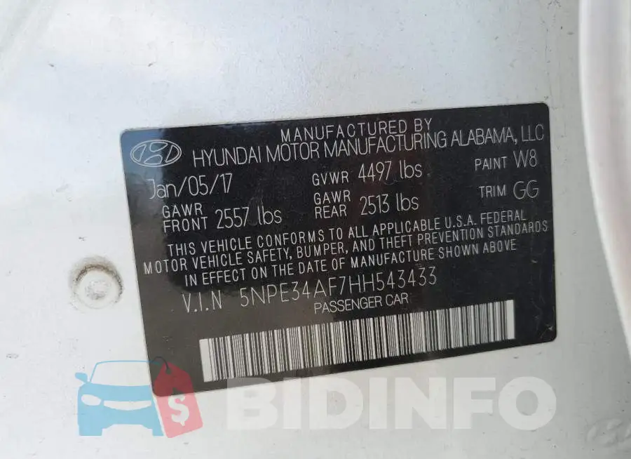 5NPE34AF7HH543433 Photo# 12