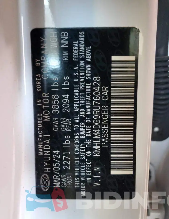 KMHLM4DG9RU760428 Photo# 12