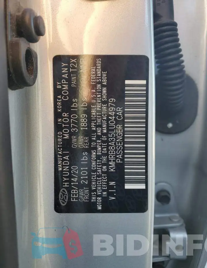 KMHRB8A35LU044979 Photo# 13