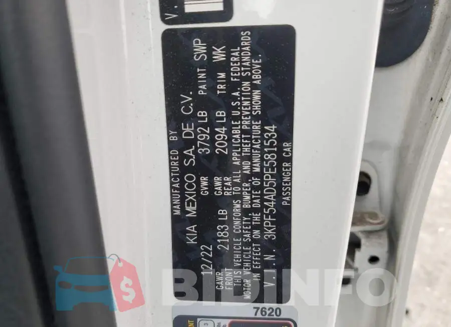 3KPF54AD5PE581534 Photo# 13