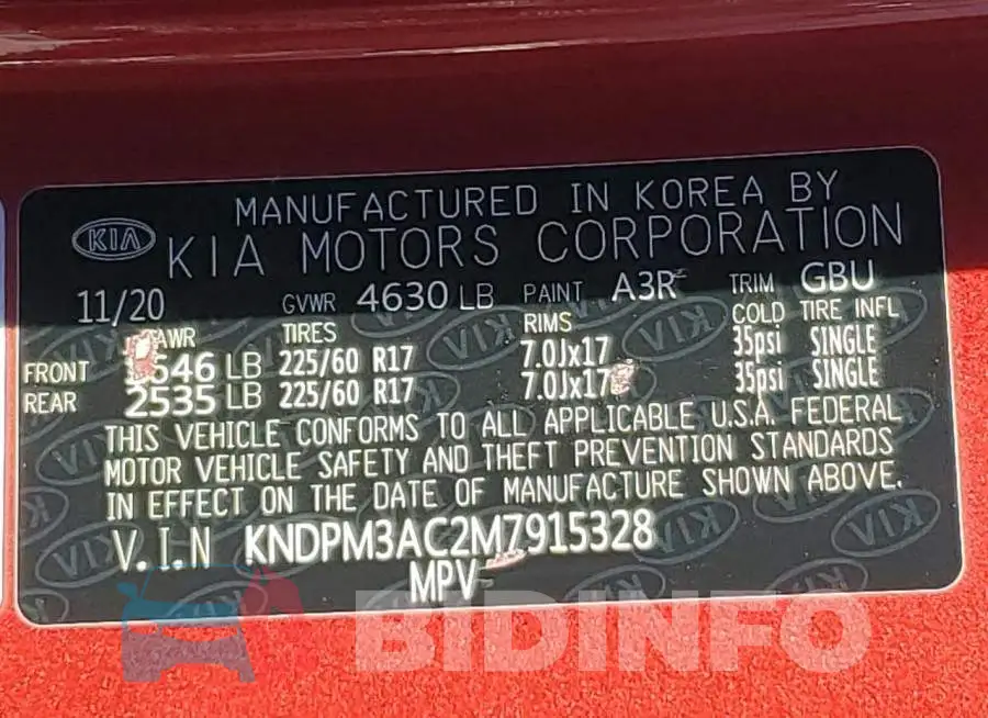 KNDPM3AC2M7915328 Photo# 13