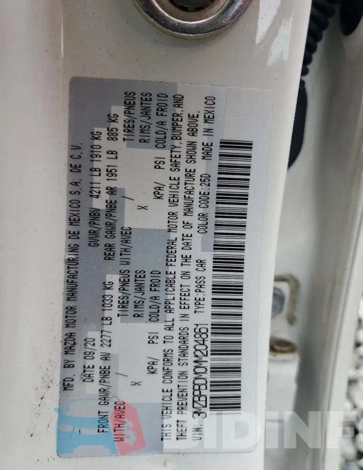 3MZBPBDM0MM204861 Photo# 12