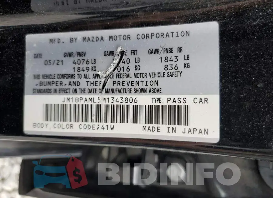 JM1BPAML5M1343806 Photo# 12