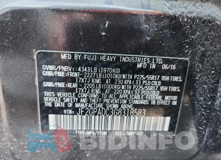 JF2GPADC3G8318583 Photo# 13