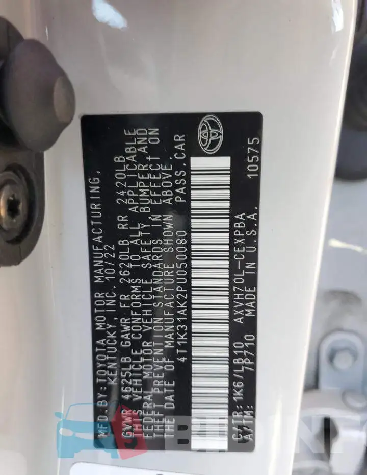 4T1K31AK2PU050080 Photo# 12