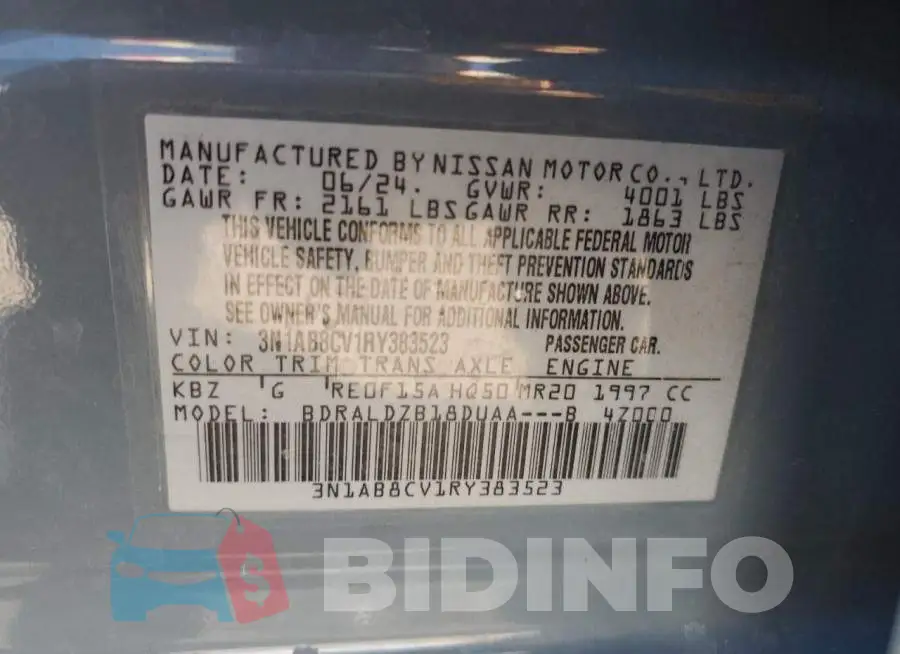 3N1AB8CV1RY383523 Photo# 12