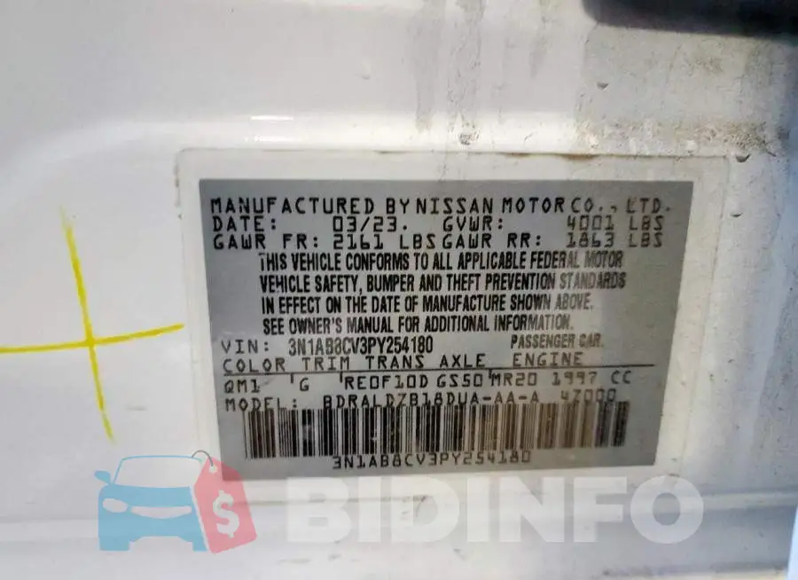 3N1AB8CV3PY254180 Photo# 12