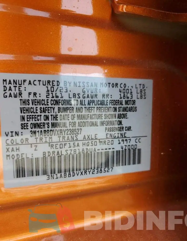 3N1AB8DVXRY238527 Photo# 13