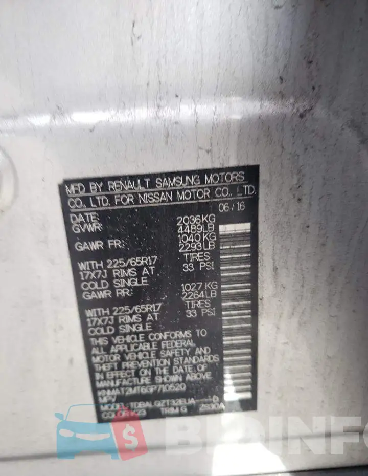 KNMAT2MT6GP710520 Photo# 13