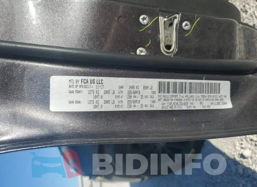 1C4PJMCX5JD614029 Photo# 13