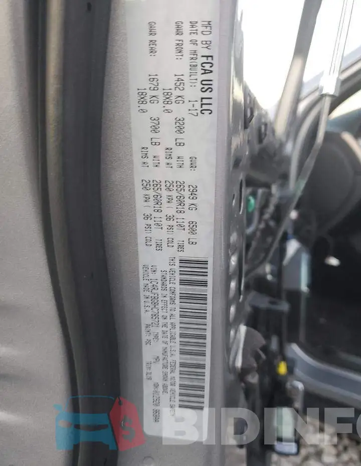 1C4RJFBG8HC785721 Photo# 13