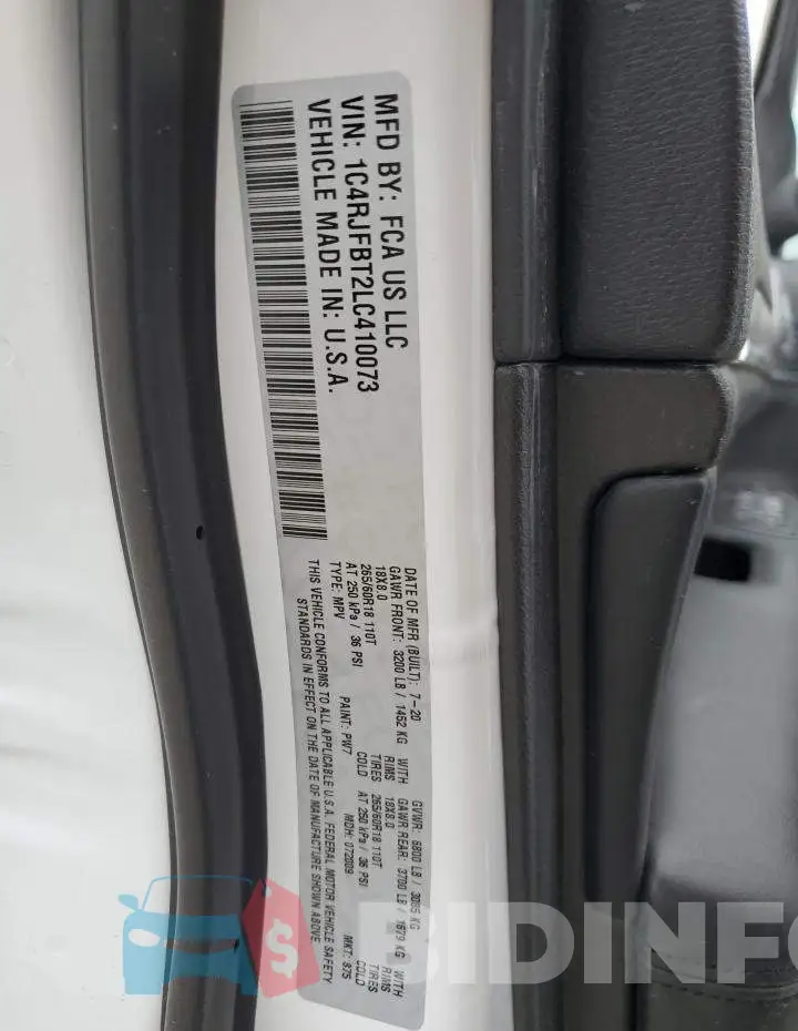 1C4RJFBT2LC410073 Photo# 13
