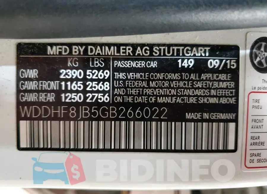 WDDHF8JB5GB266022 Photo# 12
