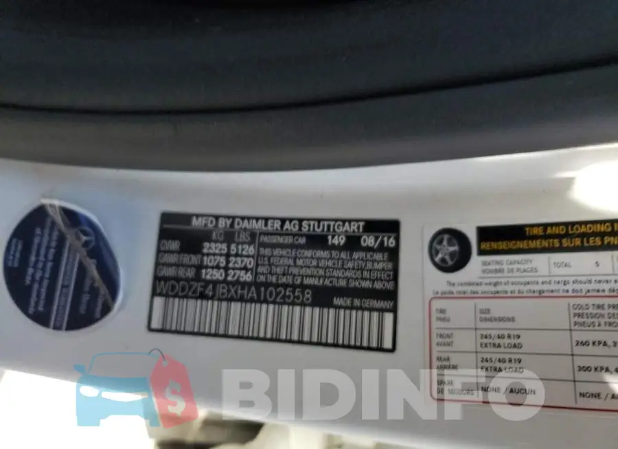 WDDZF4JBXHA102558 Photo# 12