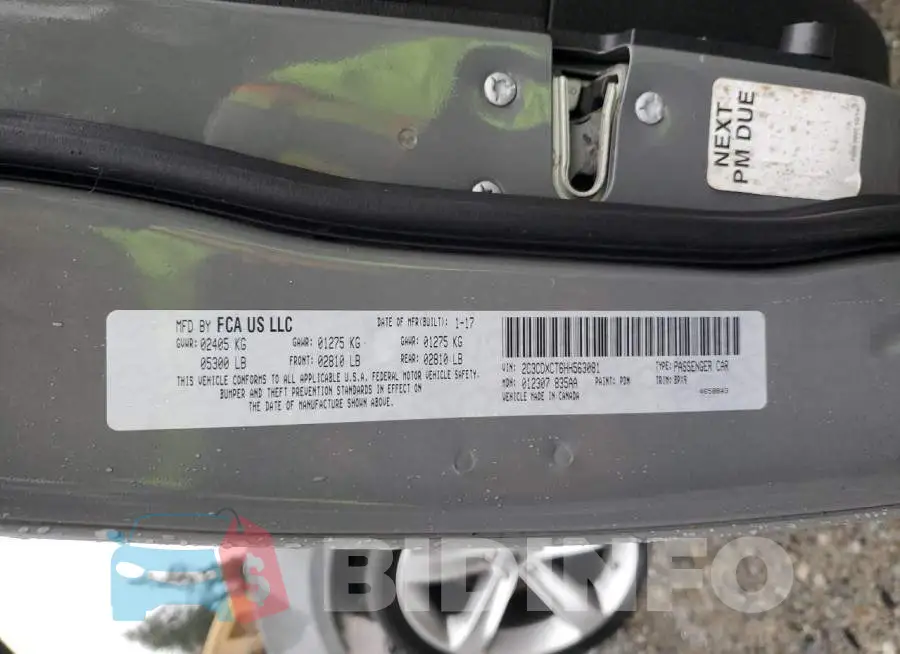2C3CDXCT6HH563081 Photo# 13