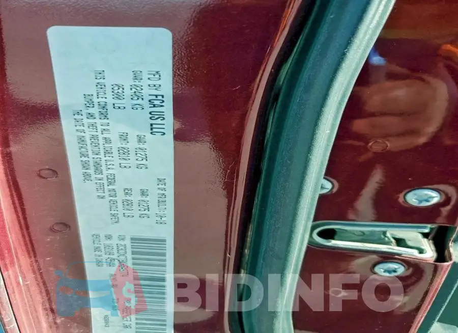2C3CDXCT8KH546774 Photo# 12