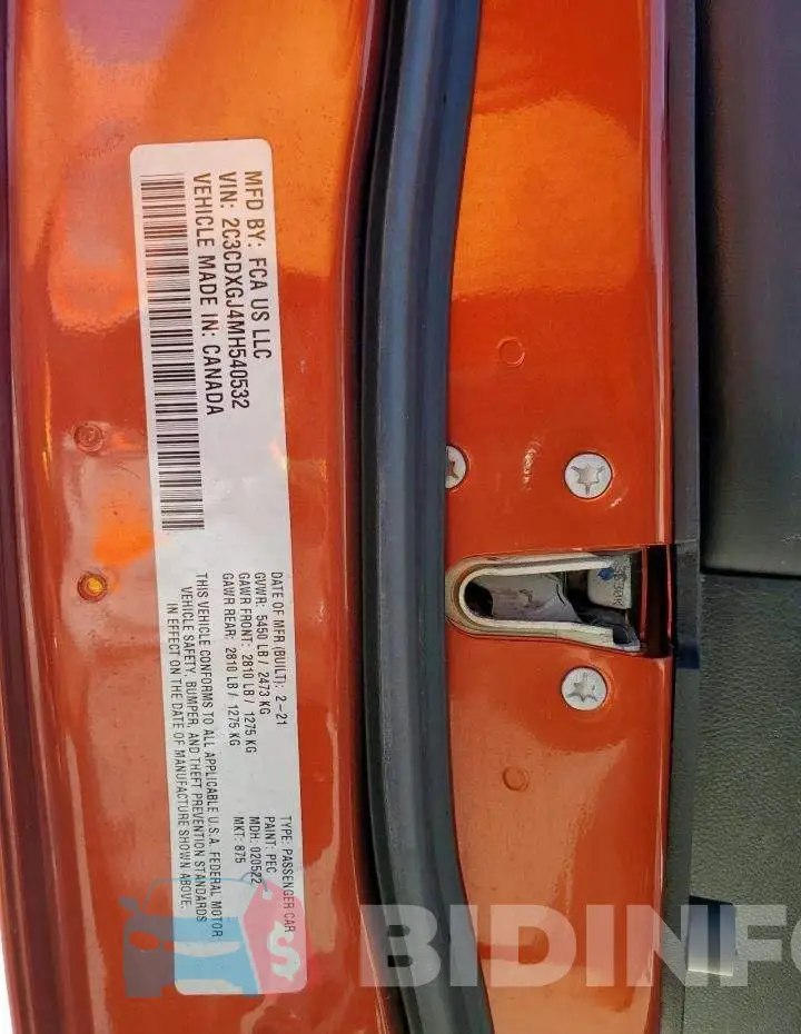2C3CDXGJ4MH540532 Photo# 12