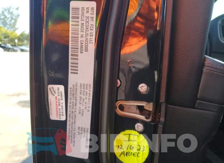 2C3CDXGJ5LH233000 Photo# 12