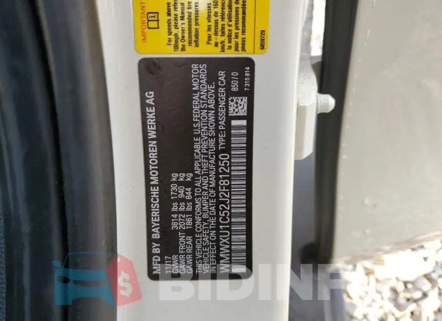 WMWXU1C52J2F81250 Photo# 12