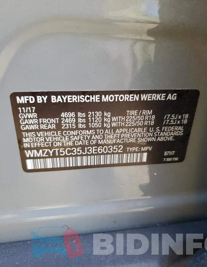 WMZYT5C35J3E60352 Photo# 12
