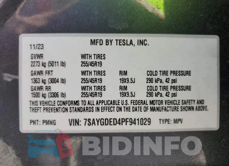 7SAYGDED4PF941029 Photo# 13