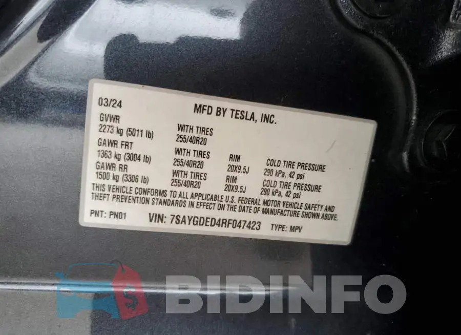 7SAYGDED4RF047423 Photo# 14