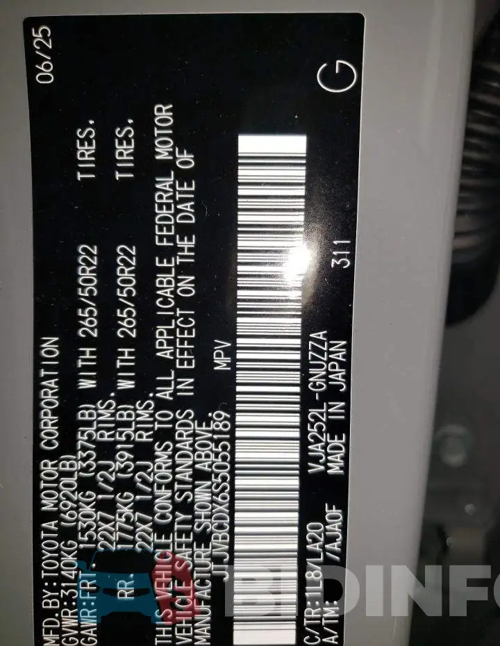 JTJVBCDX6S5055189 Photo# 13