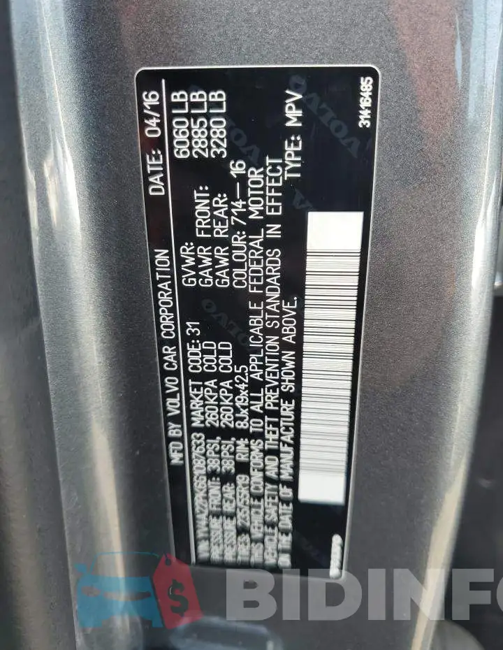 YV4A22PK6G1087633 Photo# 13